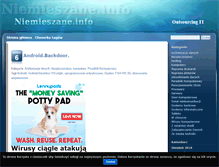 Tablet Screenshot of niemieszane.info